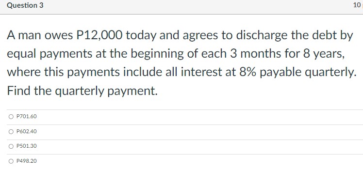 ANNUITYHello can you please help me answer these with a complete solution?Here
