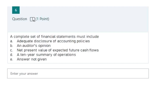 statement presentation do not include a. The financial statements should present fairly