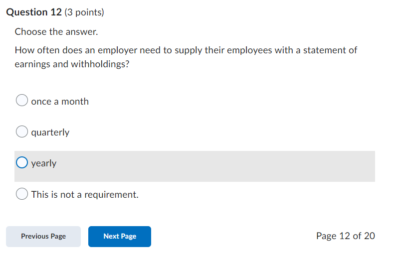 neither 3 nor b Previous Page Page 3 Of 20 Question 4