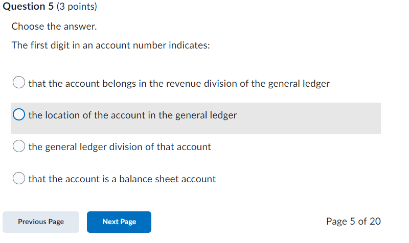 answer. The Cash account, which is the first asset account, uses which