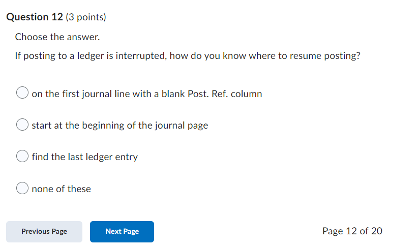 are: 0 writing the date of entry and the journal page number