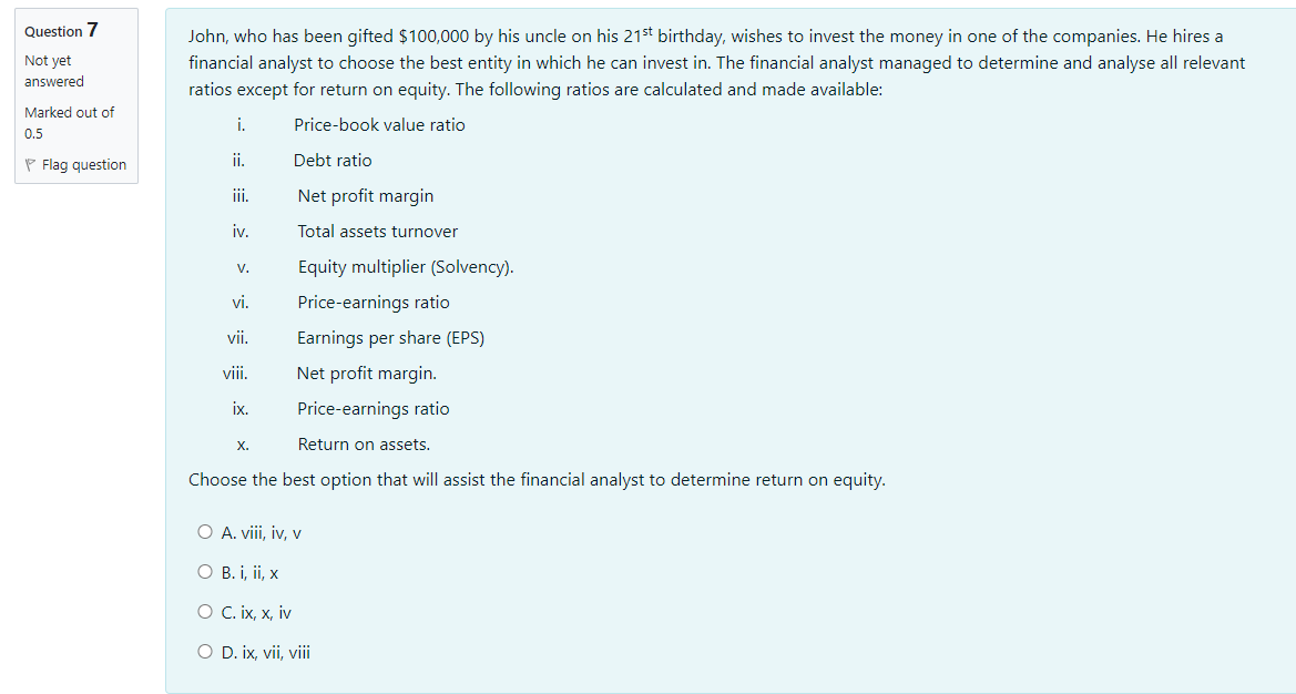 O A. Refinancing a $180,000 longterm loan with shortterm debt. O B.
