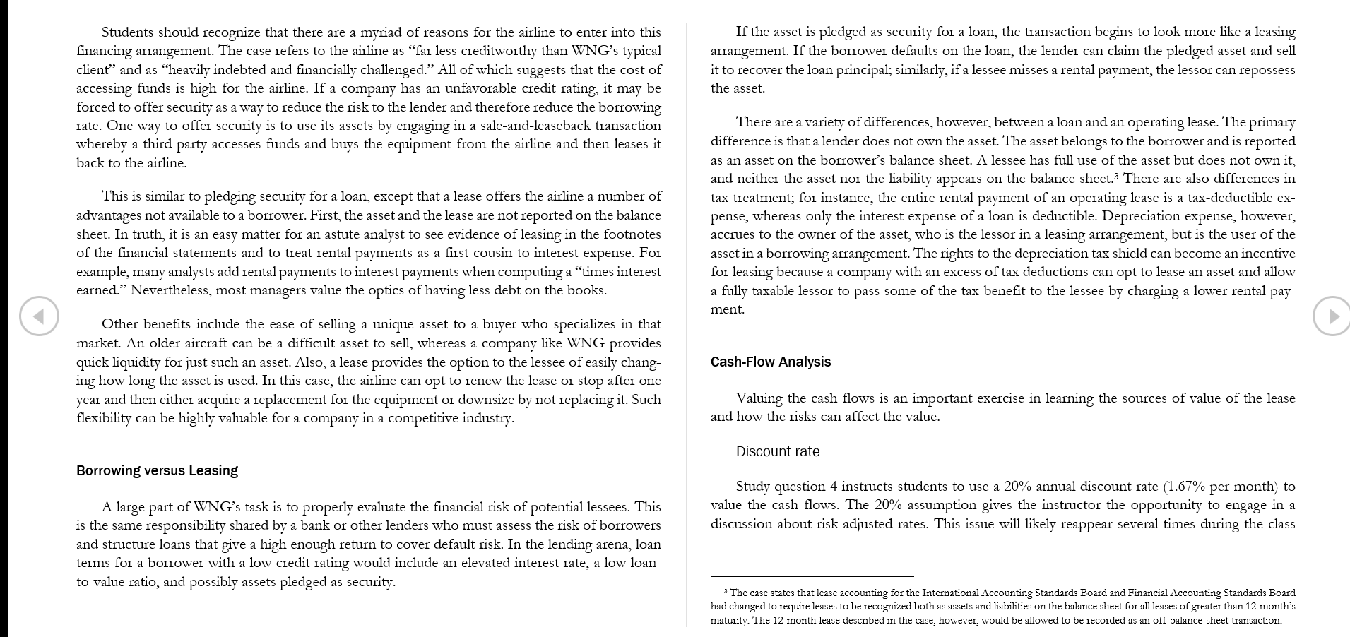 employer. WNG specialized in aviation leases, and Su was evaluating the terms