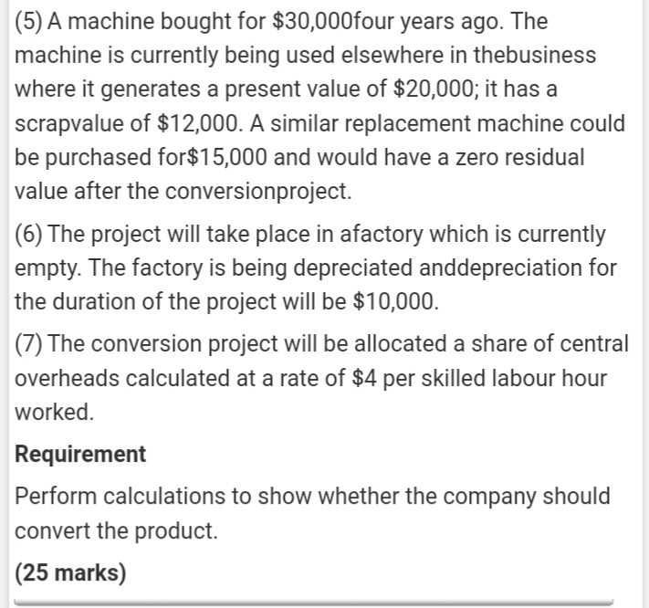 (ii) internal rate of return; (iii) return on capital employed (accounting rate