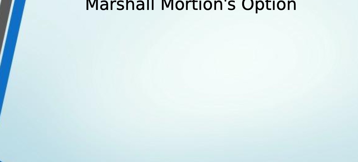Marshall Mortion's Option