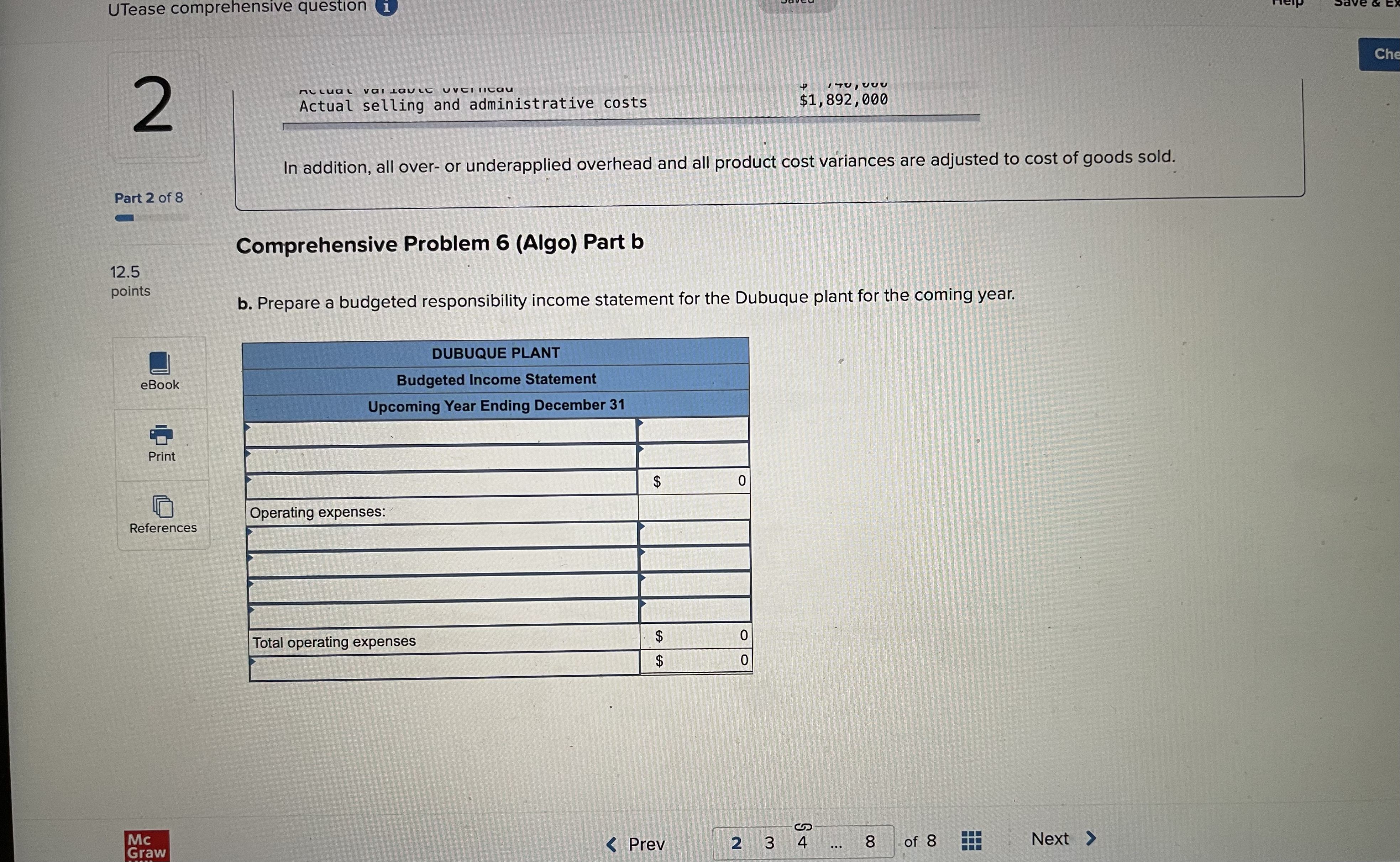 expense item after the adjustment for over- or underapplied overhead? Complete this