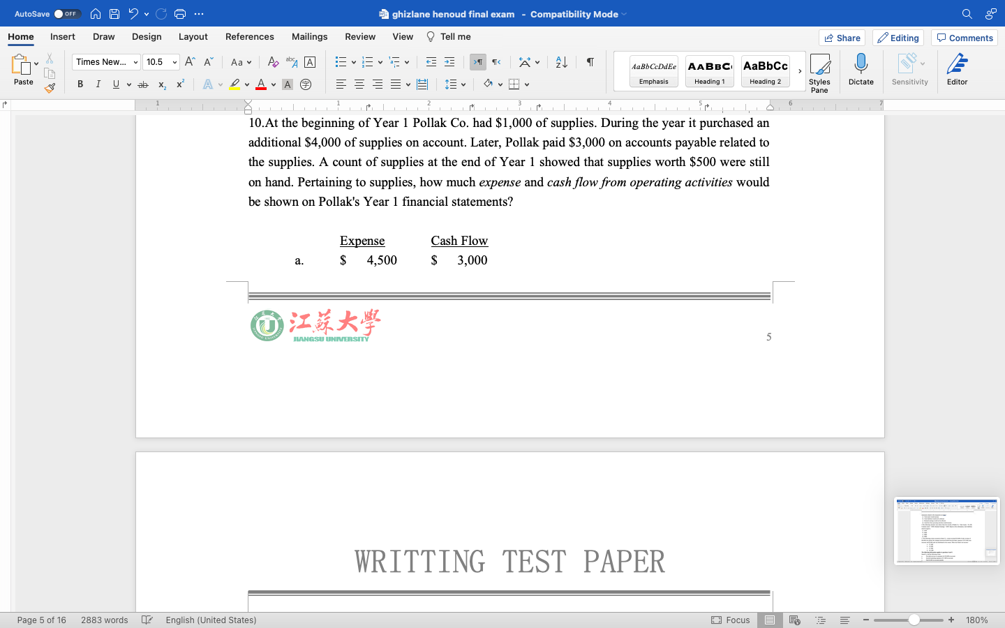 Mailings Review w ? Tell me Share Editing Comments Times New... "