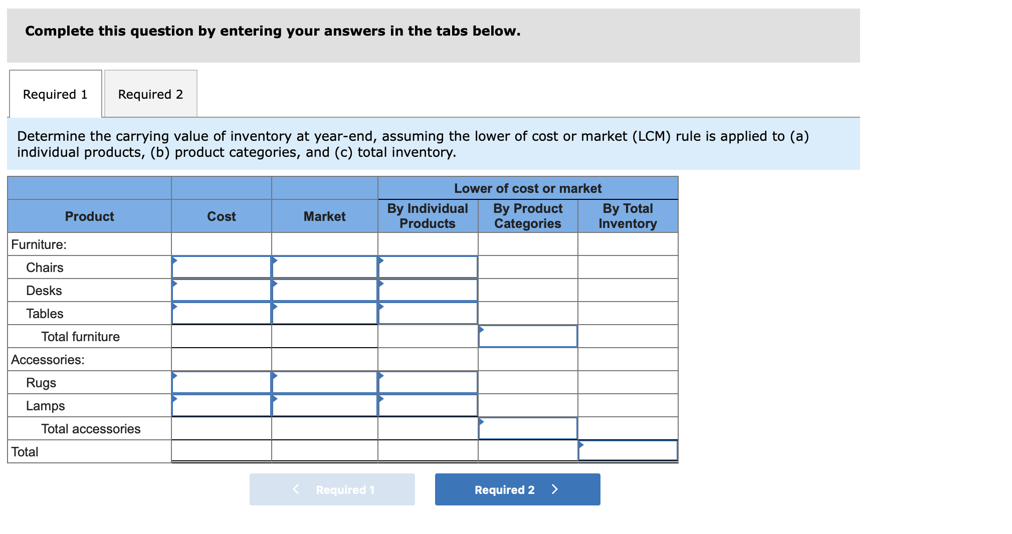 5 In applying the lower of cost or net realizable value rule,