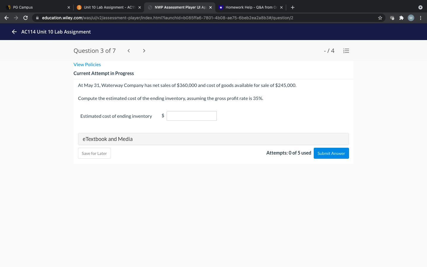 Cameras $12,100 $12,600 Camcorders 9,000 9,400 Blu-ray players 14,500 13,400 Compute the