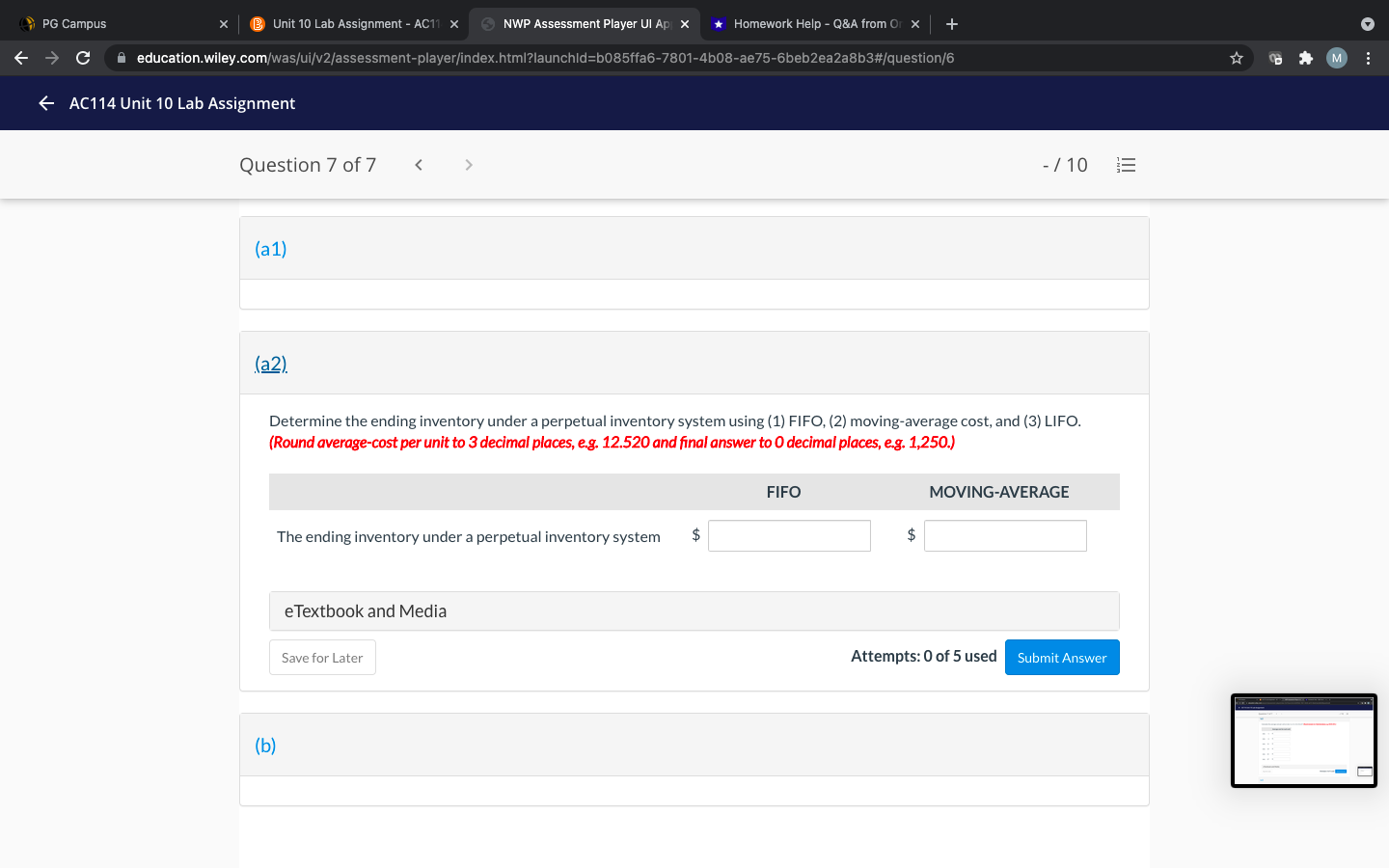 Data for product E2-D2 include the following purchases. Date Number of Units
