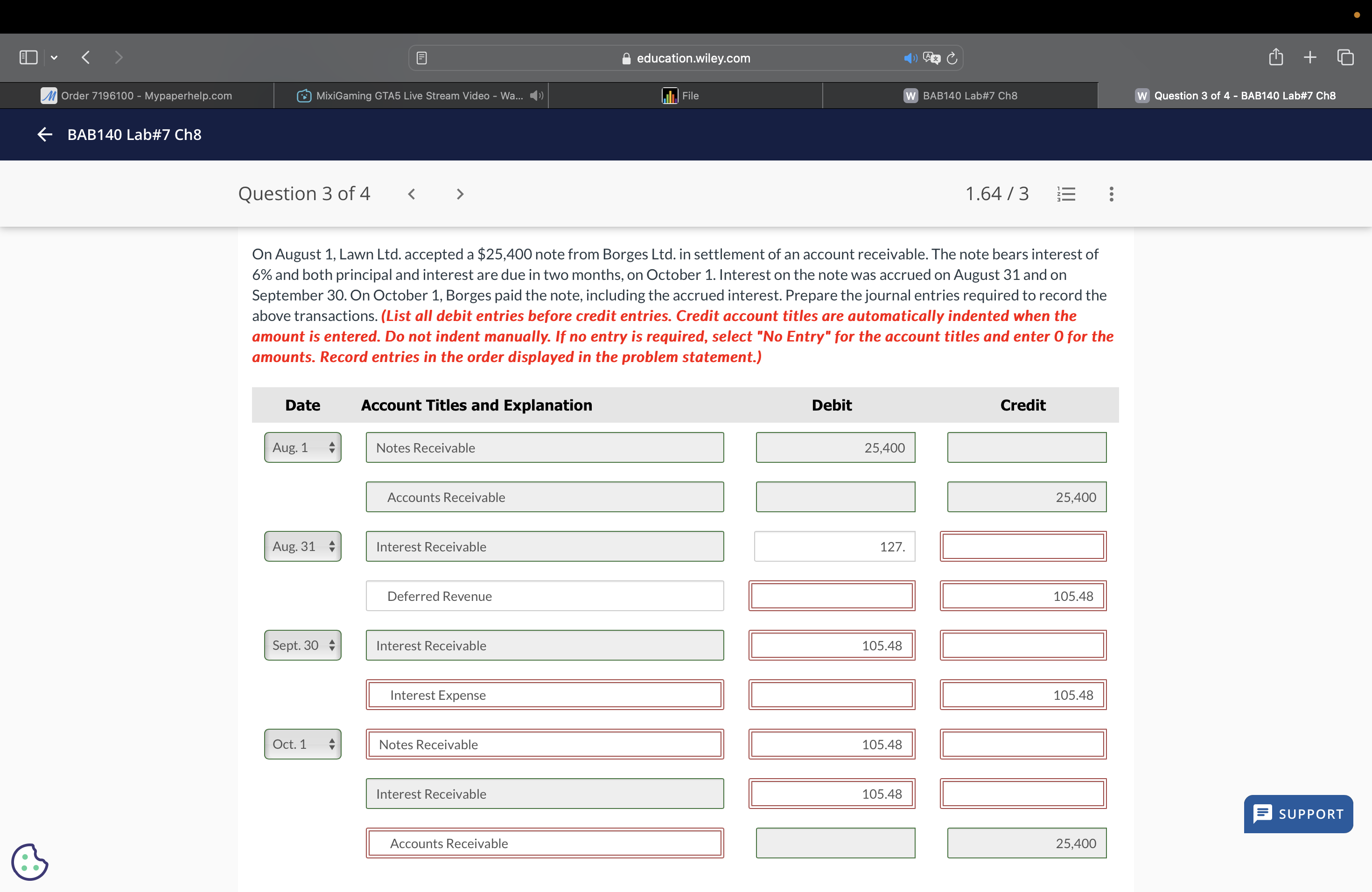  8 @ education.wiley.com o @ L] ARV R B e T
