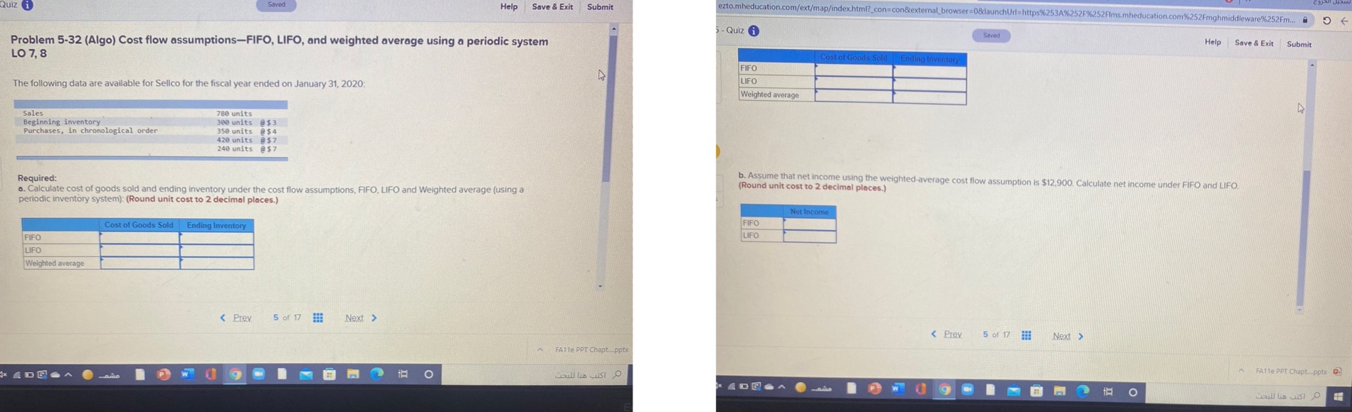  Quiz i Saved Help Save & Exit Submit ezto.mheducation.com/ext/map/index.html?_con=con&external_browser=0&launchUrl=https%253A%252F%252Fims.mheducation.com%252Fmghmiddleware%252Fm... # -