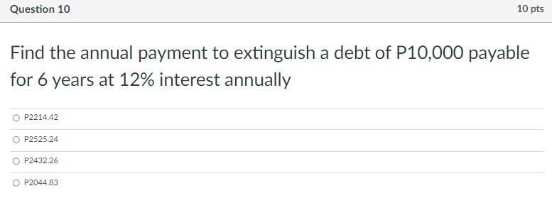 ANNUITYHello can you please help me answer these with a complete solution?Here