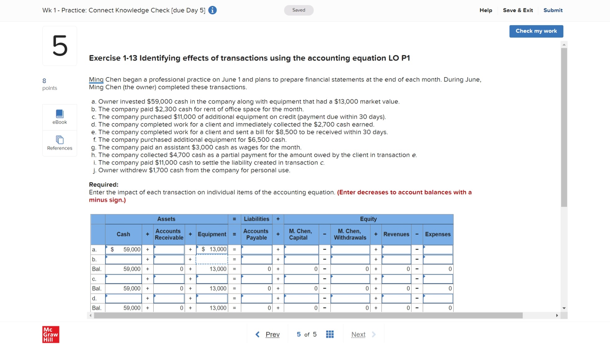  Wk 1 - Practice: Connect Knowledge Check [due Day 5] 0