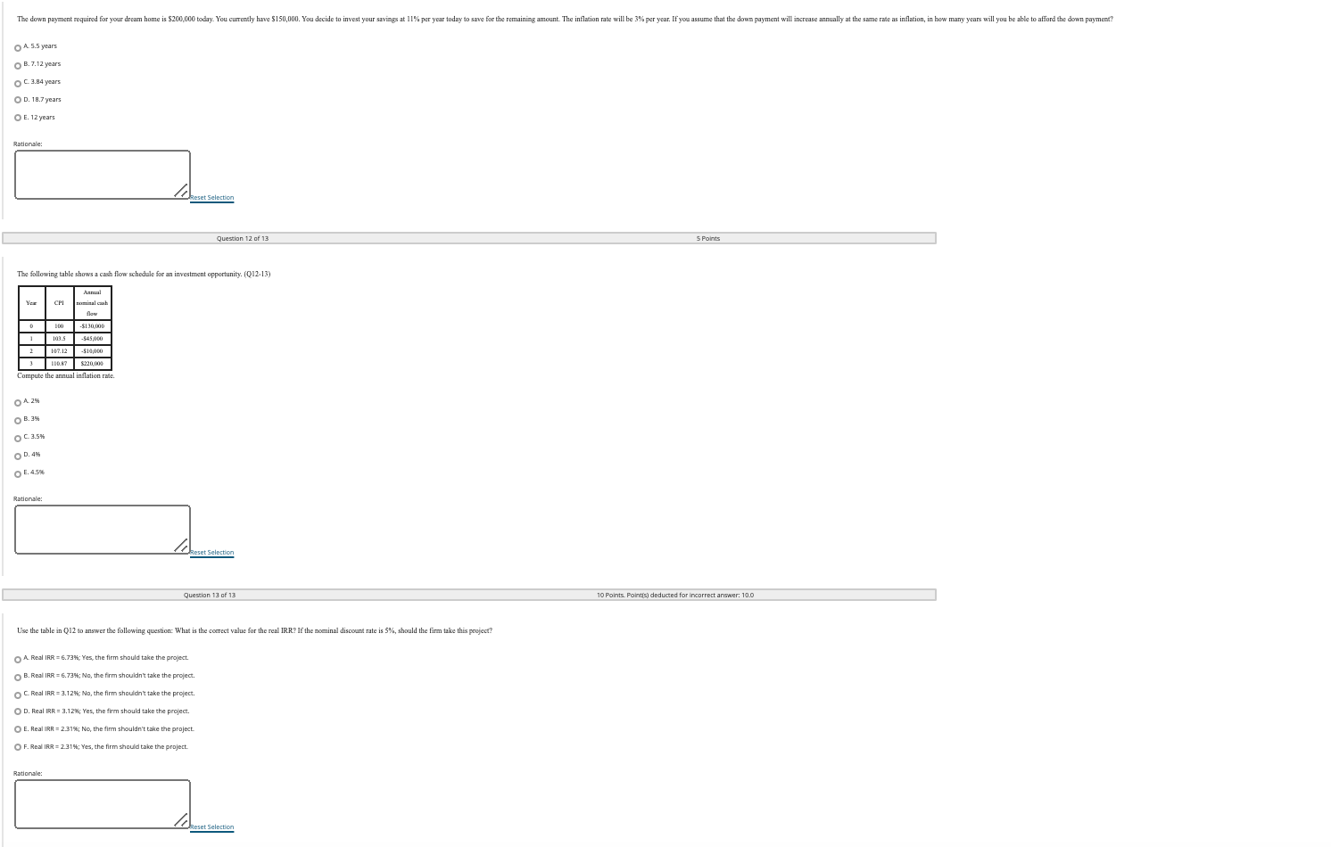 Please show work. The down payment required for your dream home is