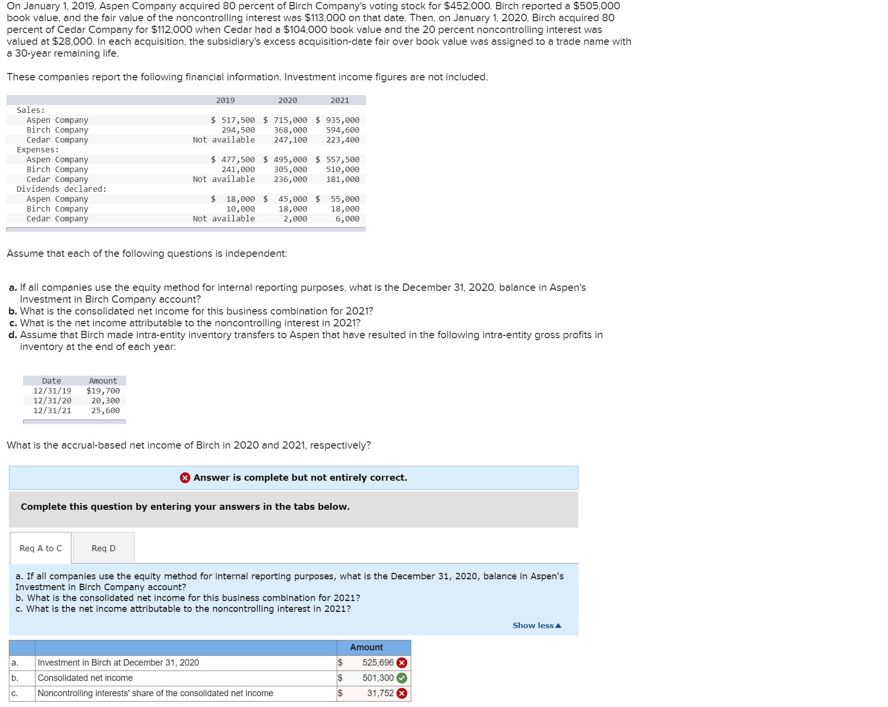 I've worked through this a few times and can only figure out