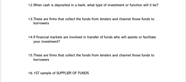 ONLY. THANK YOU Page 2 1. IF you are a supplier of