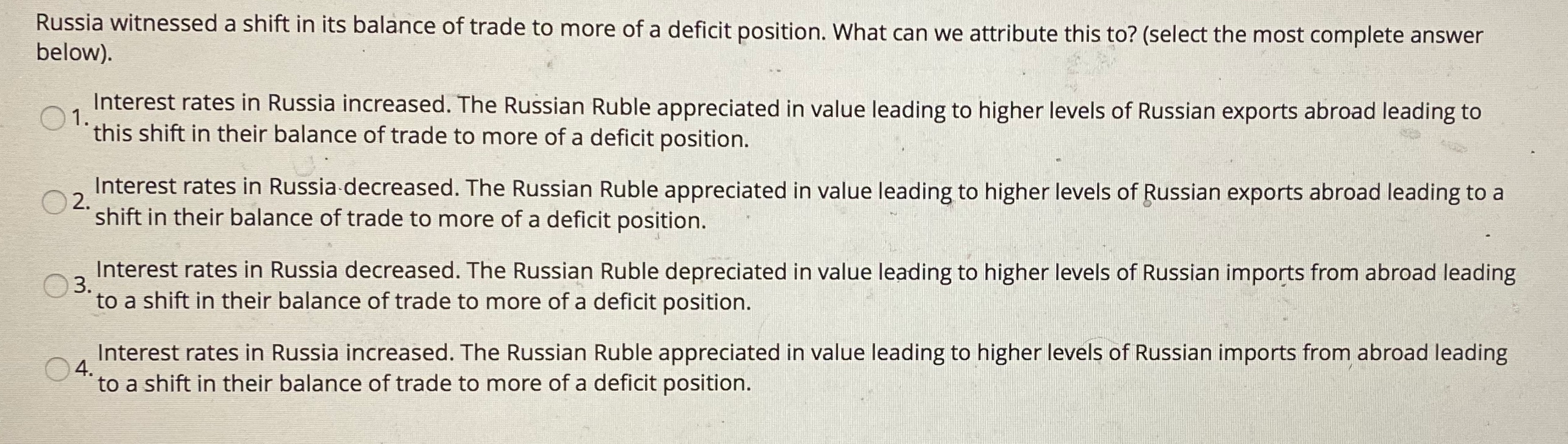 scale? O Monopolistic competition O Oligopoly O Both of the above O