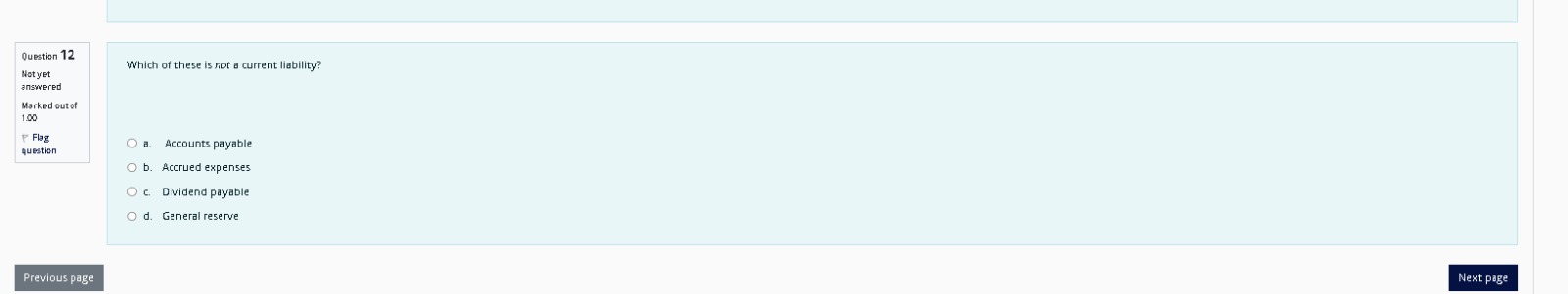 Only need Answer no need of explanation Question 12 Which of these