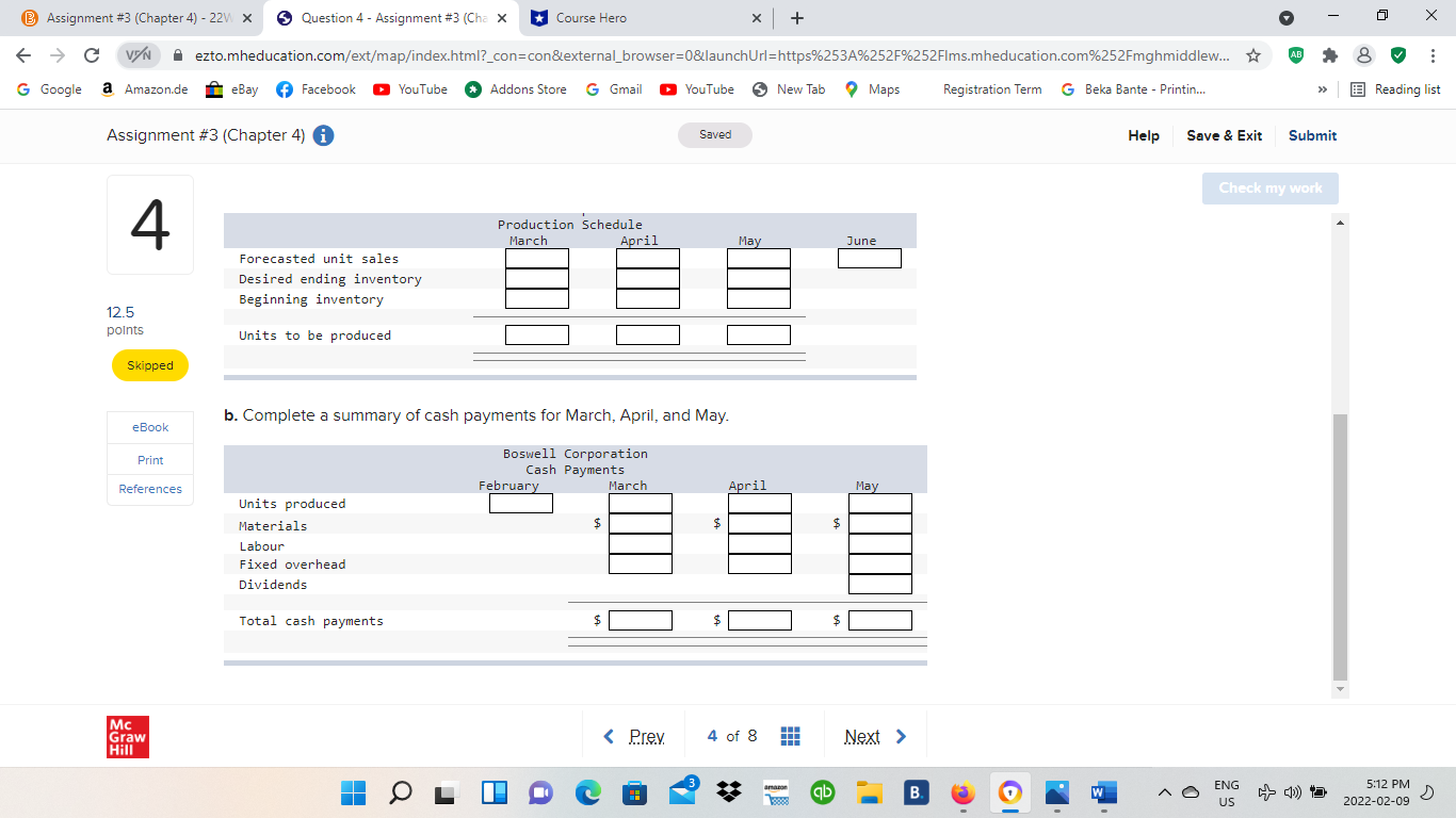 Assignment #3 (Cha x * Course Hero X + X -) C