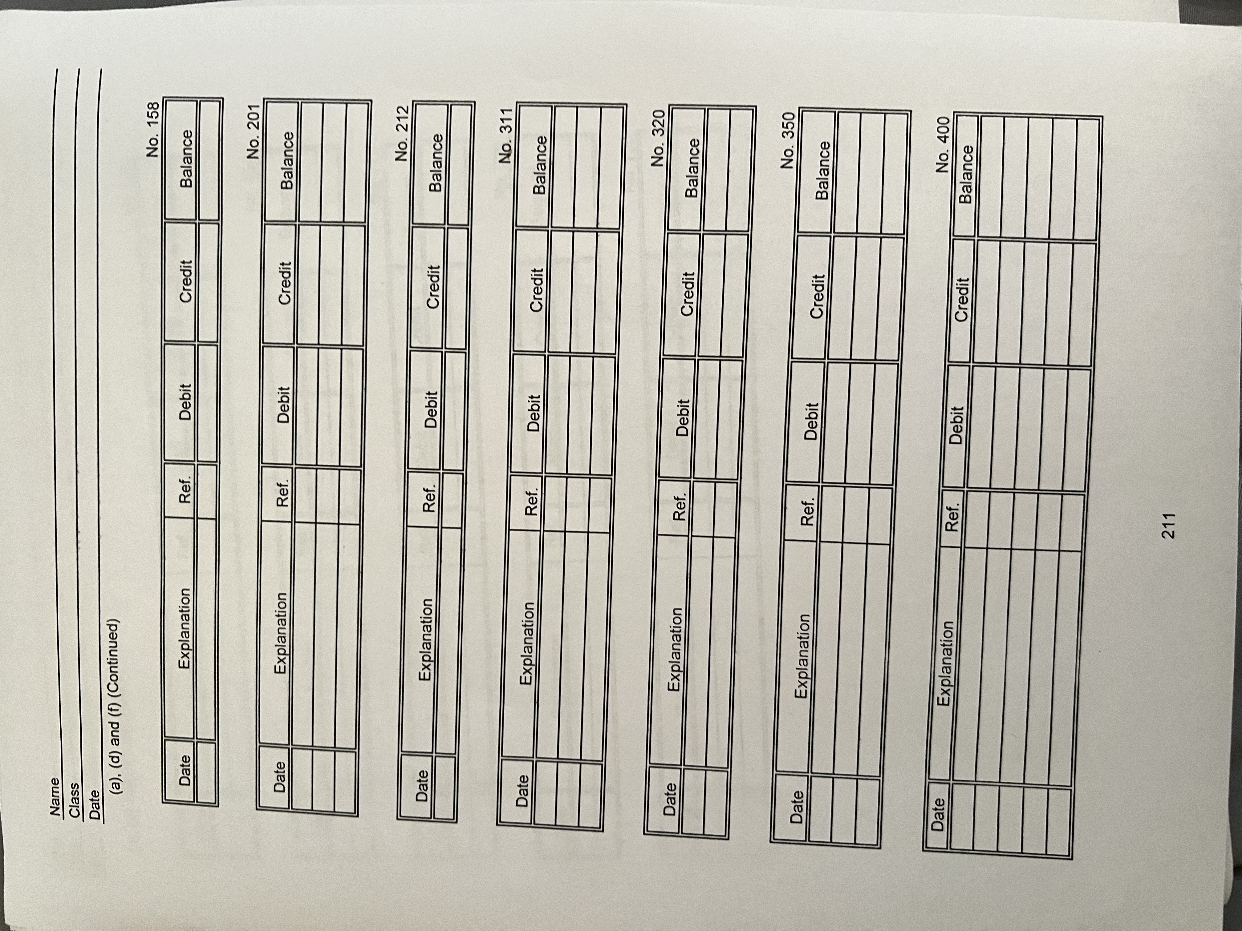 Dr. Cr Dr. Cr Dr. Cr. Cash Accounts Receivable Cleaning Supplies 4