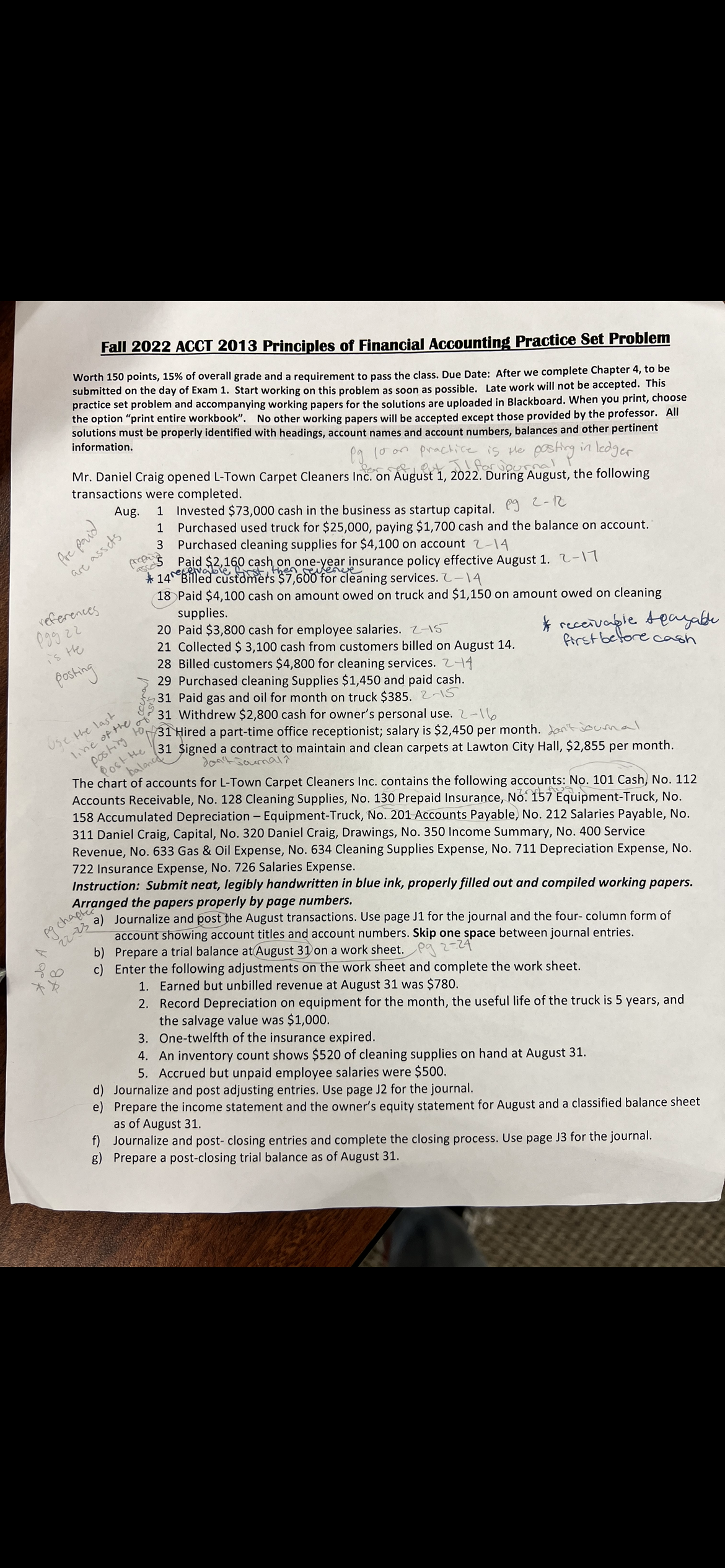 |Prepaid Insurance 5 Equipment Accounts Payable James Bond, Capital James Bond, Drawing