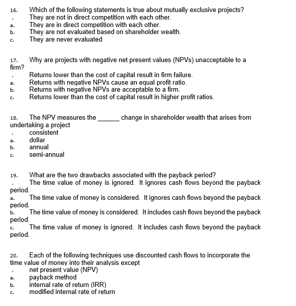 expenditure decisions d. Of determining how much capital stock is issued 2.