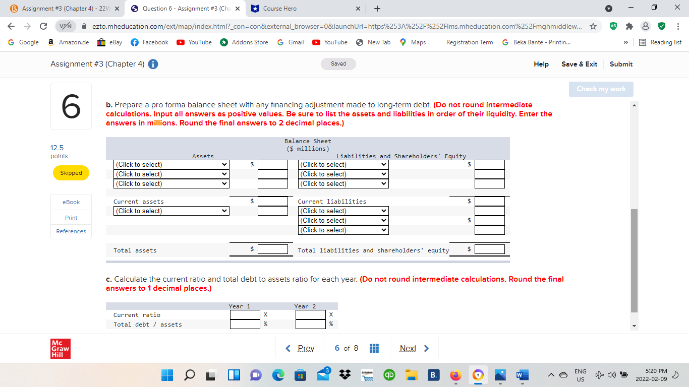 Assignment #3 (Cha x * Course Hero X + X -) C
