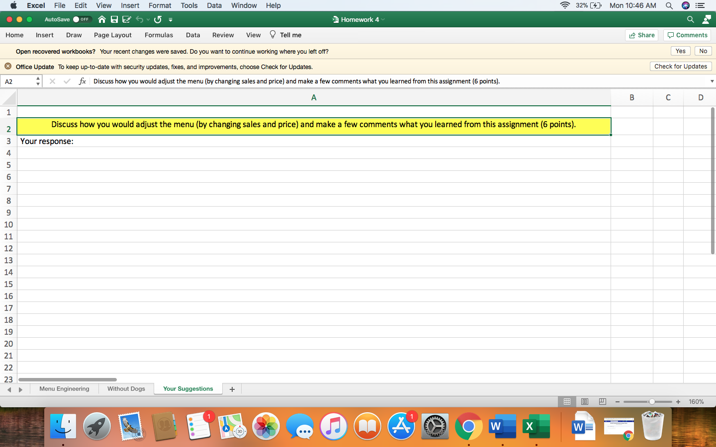  Excel File Edit View Insert Format Tools Data Window Help 32%