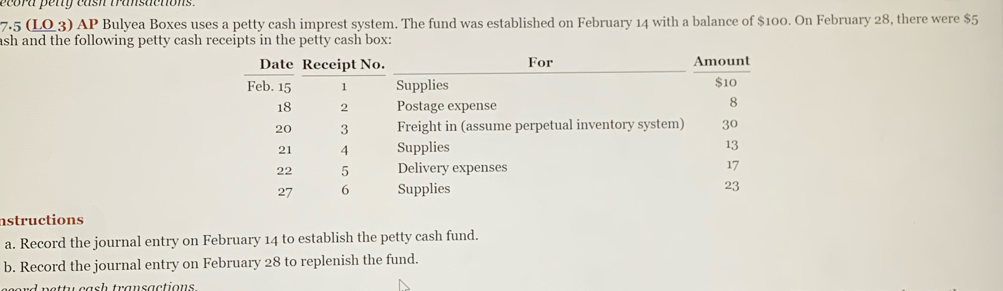  ecora petty 7.5 (LO 3) AP Bulyea Boxes uses a petty