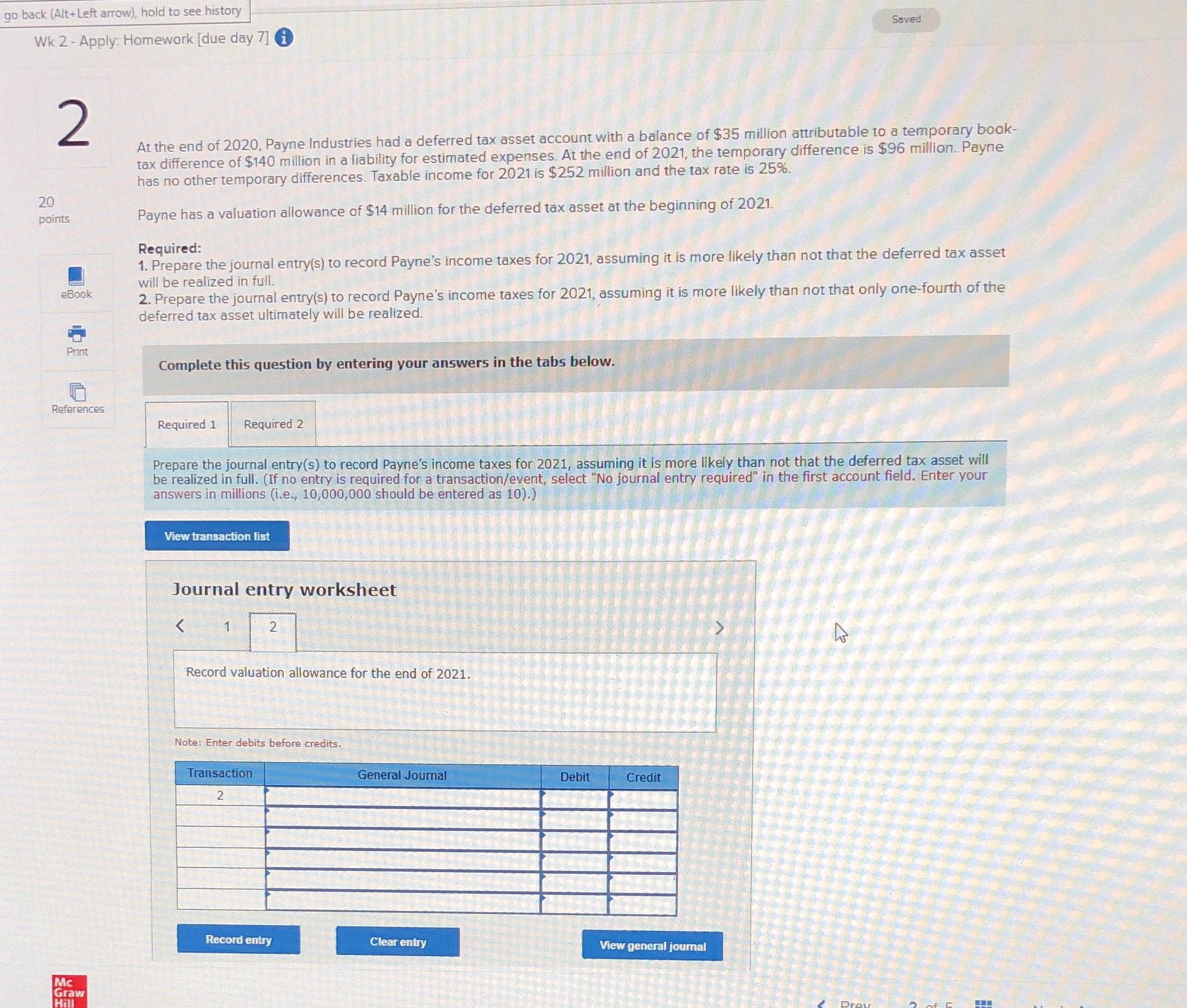 Requirement 1 & 2 go back (Alt+ Left arrow), hold to see