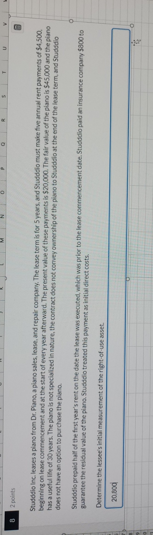 Please answer the following question. I really appreciate your help. Thank you