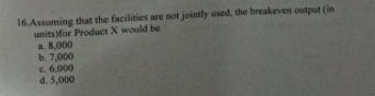 sales of 30,000 units Total annual cost Percent Variable Direct materials P