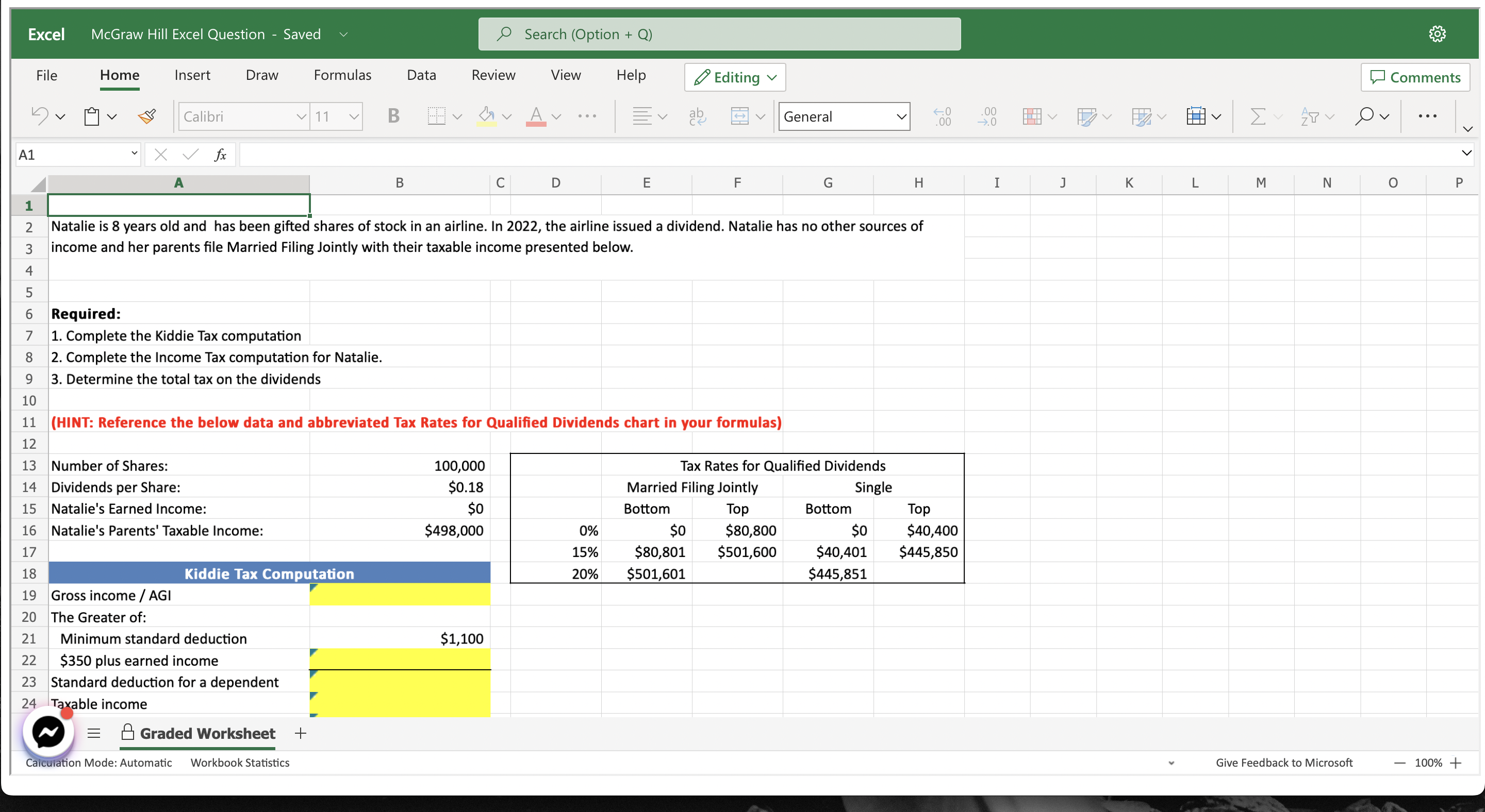  Excel McGraw Hill Excel Question - Saved v Search (Option +