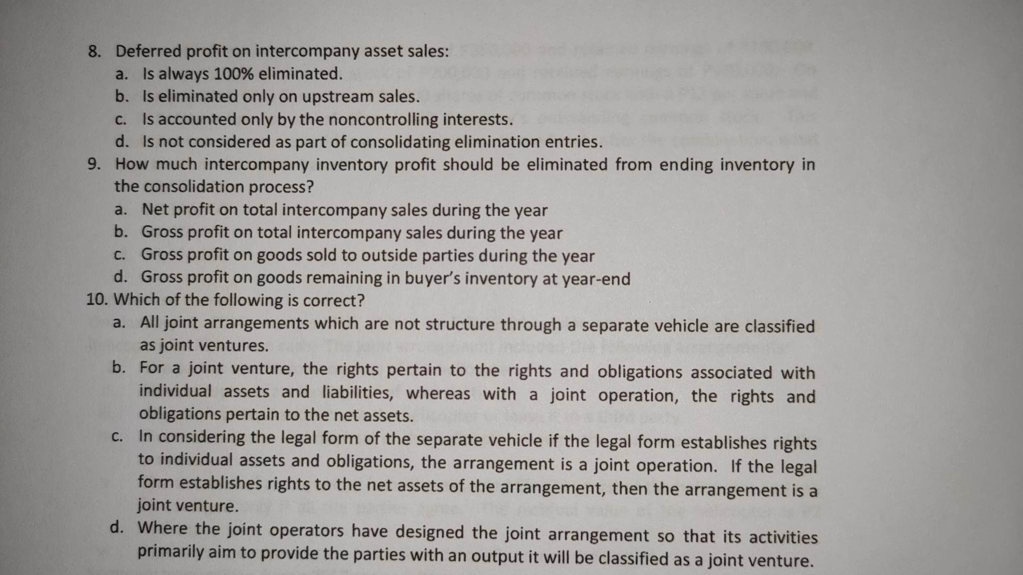 ($1): There are no uncertainties when two companies agree on a business