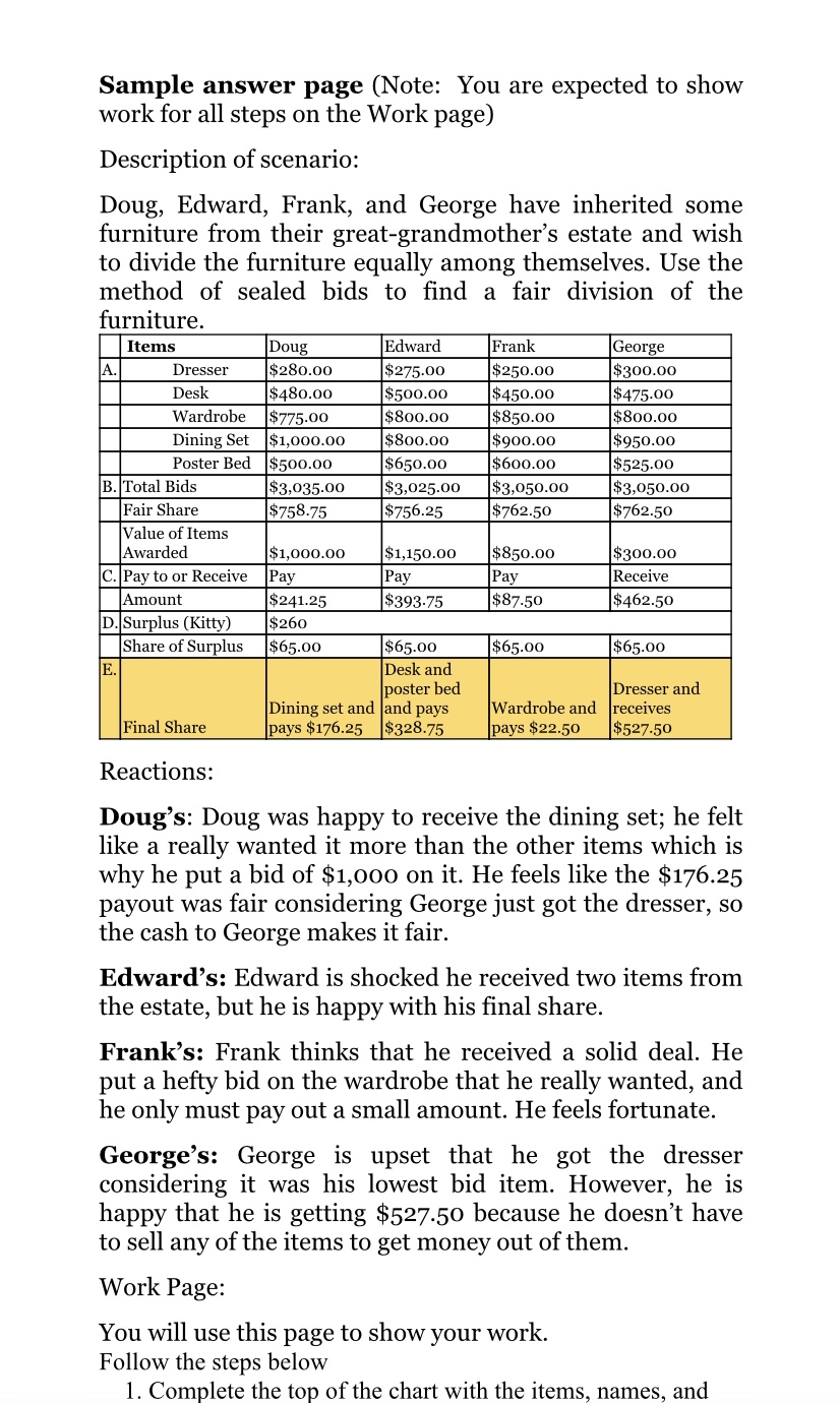 may use this as a template for your assignment. Some steps were