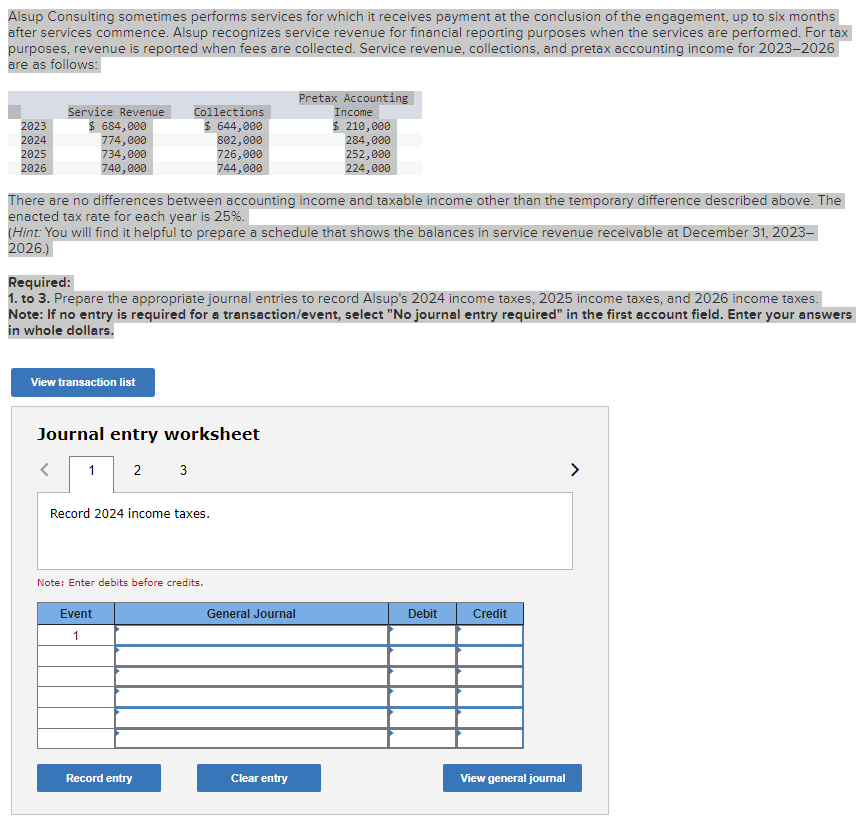  Alsup Consulting sometimes performs services for which it receives payment at
