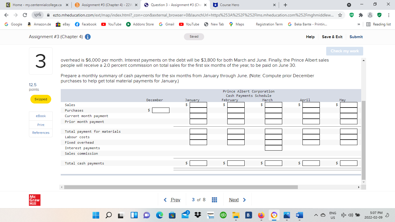 22W x Question 3 - Assignment #3 (Cha x * Course Hero