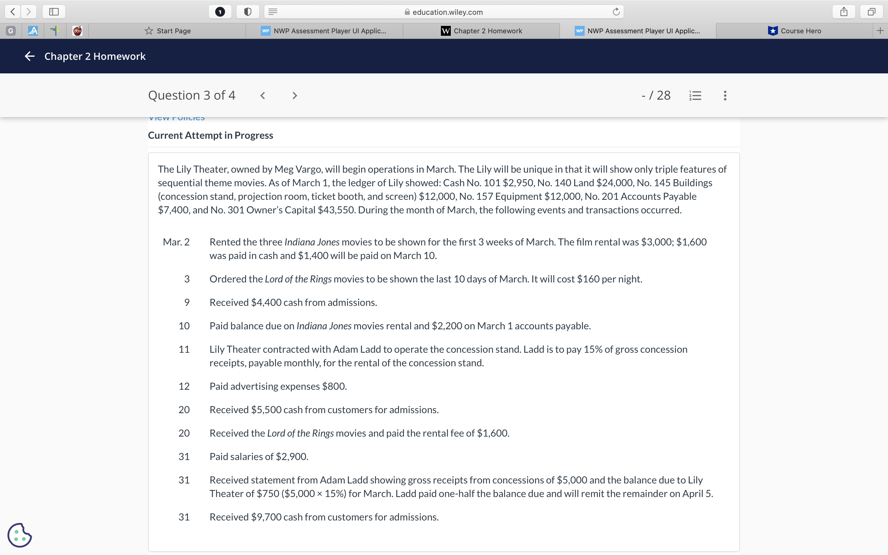 -/28 E S VICVV ruiILIC: Current Attempt in Progress The Lily