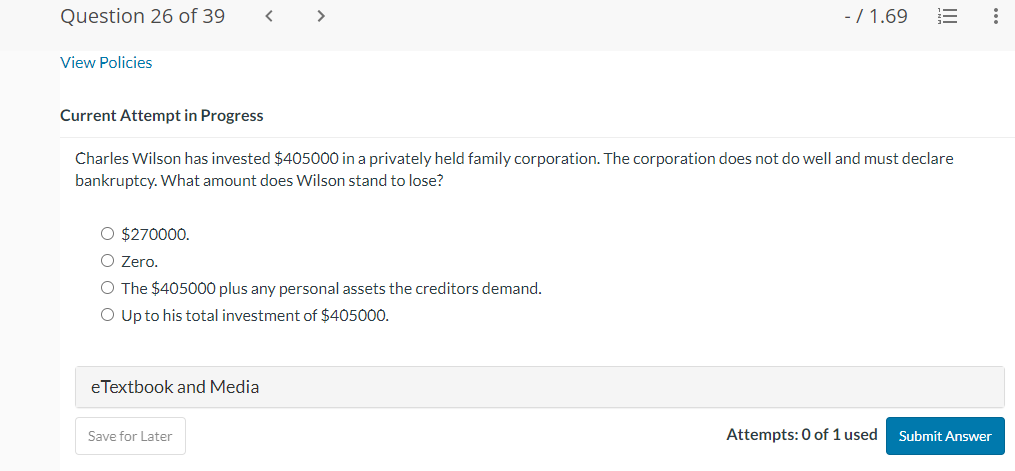 of $68000 and an estimated useful life of10years.Af'ter 5 years of use,