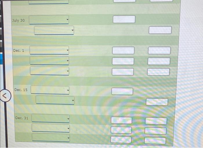 have narration please Dec: 31 E 2. Journalize the adjusting entry for