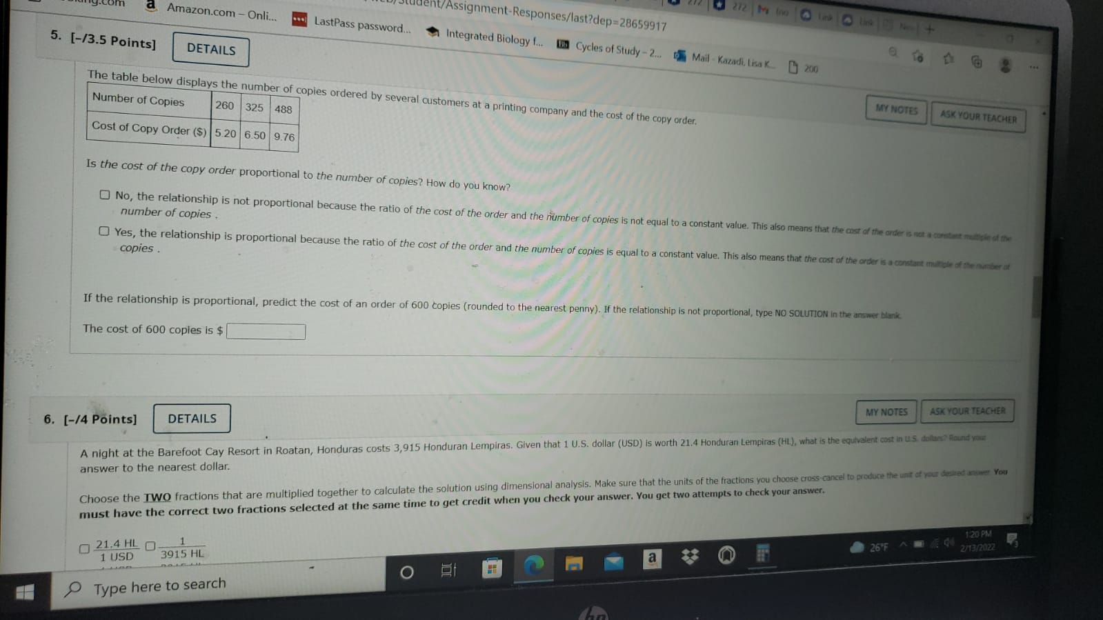  d Amazon.com - Onli... dent/ Assignment-Responses/last?dep=28659917 5. [-/3.5 Points] . LastPass