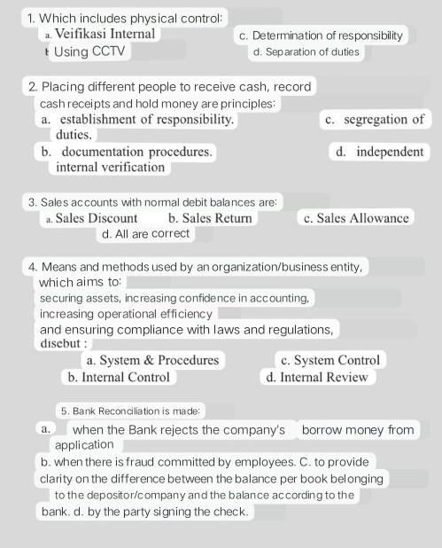 Please answer with reason for all why the option is correct and