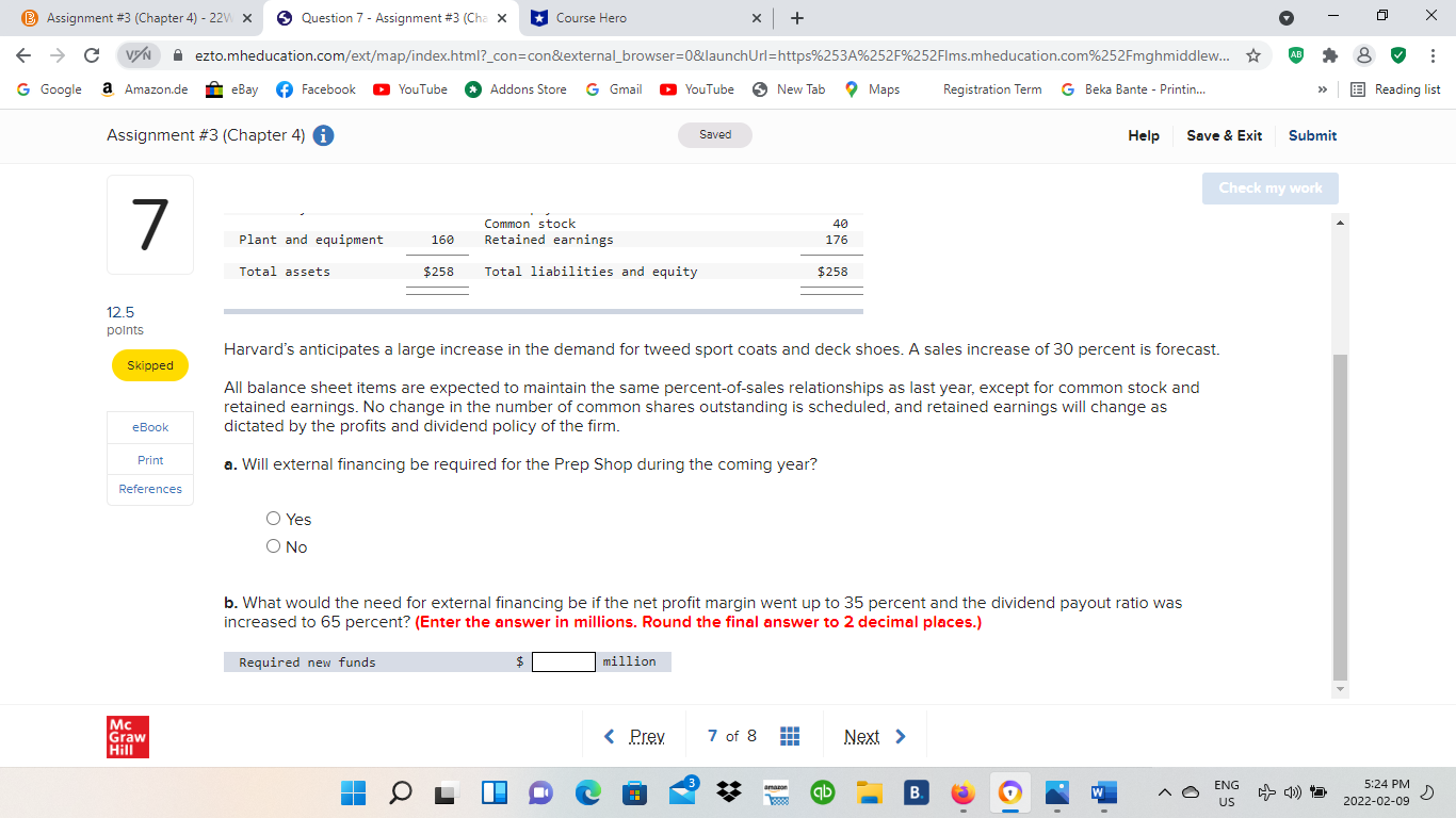 Assignment #3 (Cha x * Course Hero X + X -) C