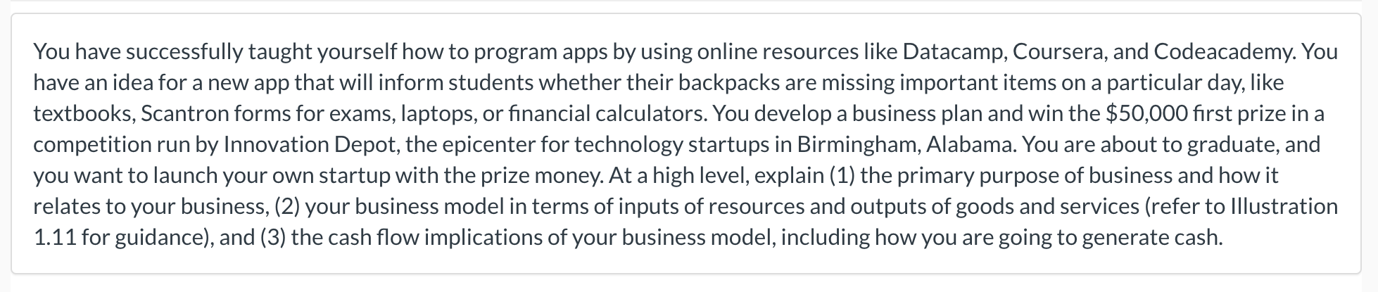  You have successfully taught yourself how to program apps by using