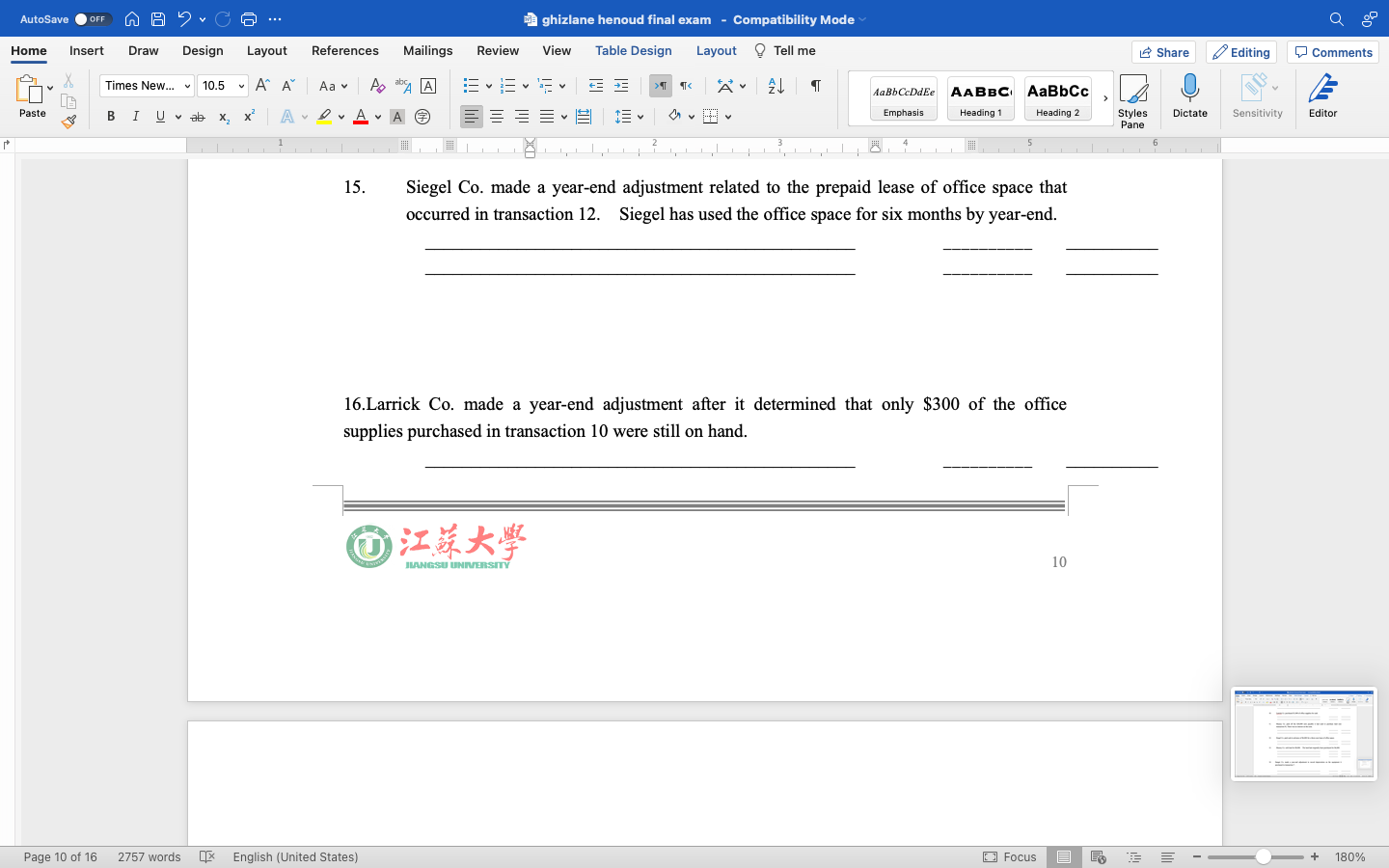 Styles Dictate Sensitivity Editor Pane I , Prepare a Schedule of Cost