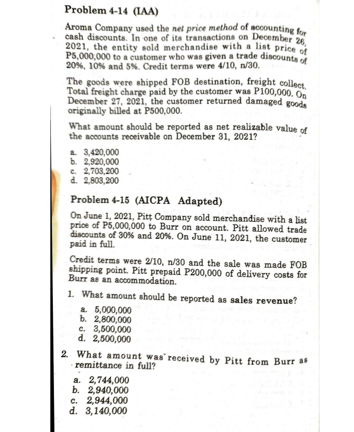 Please help me to answer this. Kindly provide clear solutions. so I