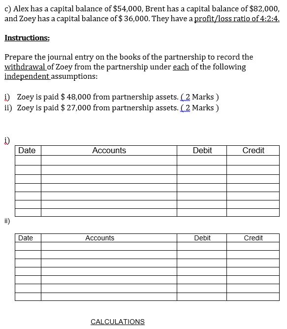 each of the following independent assumptions: 1. Allowance for Doubtful Accounts has