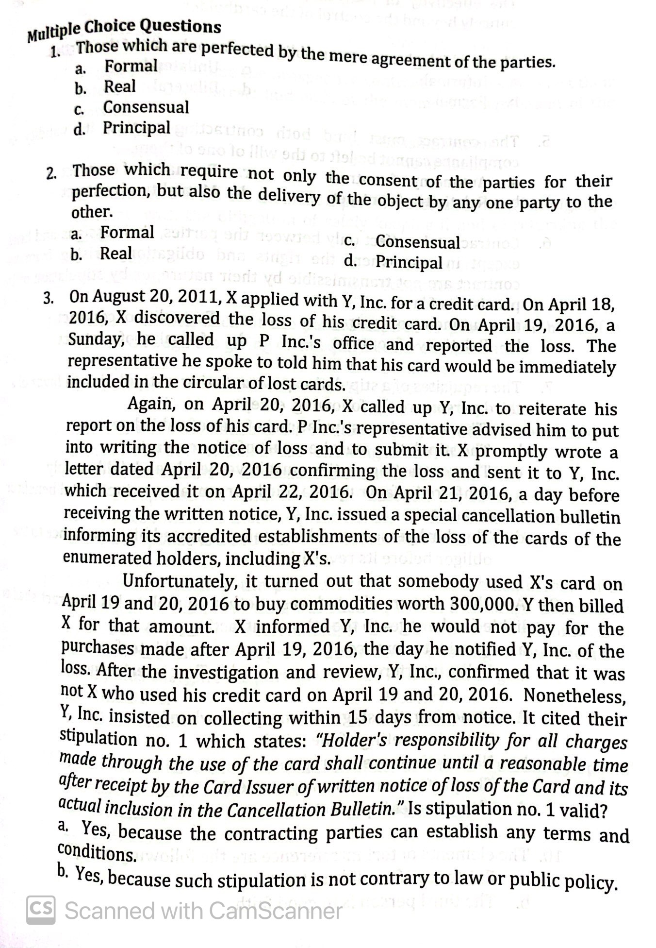 my contracts. _ . _ d. No, the stipulation in question is