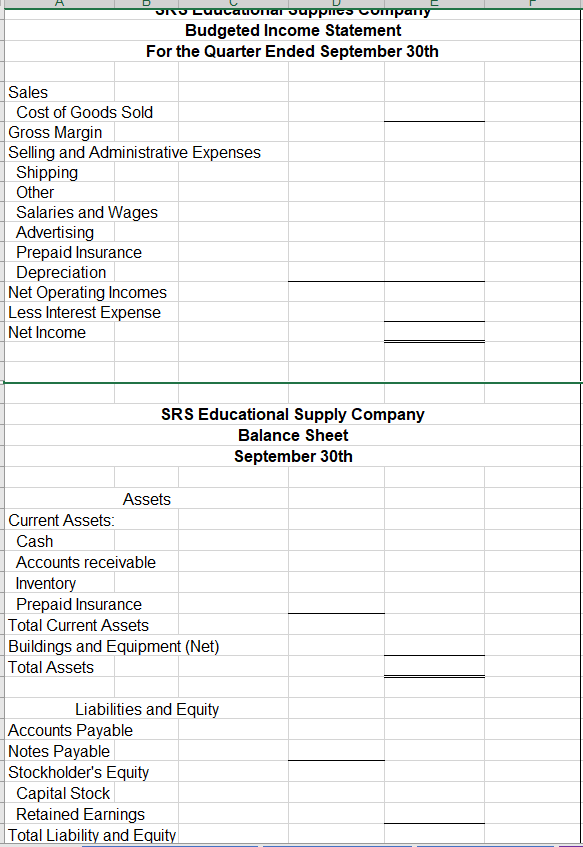 schedule of expected cash collections from sales by month and in total.